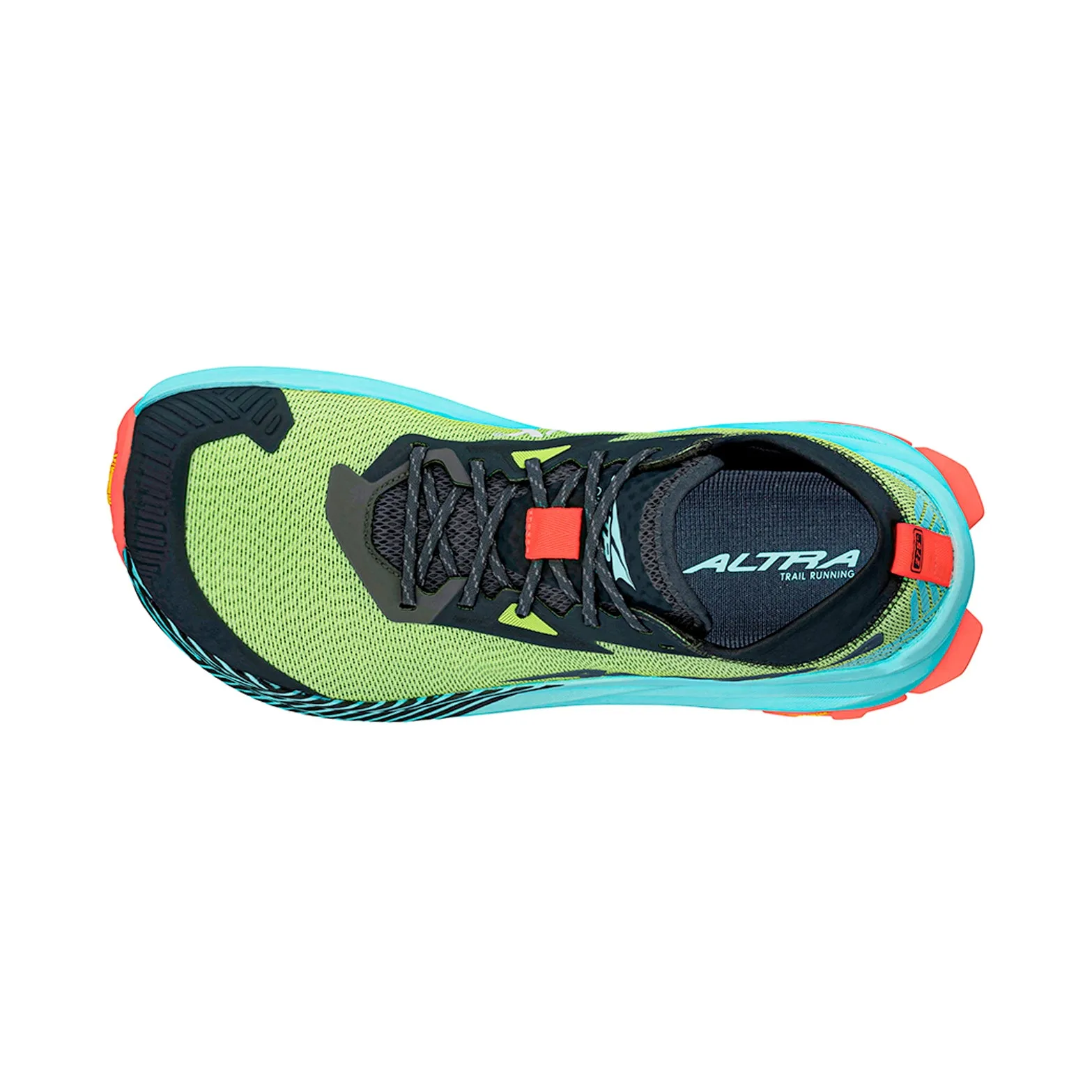 Debris Release Grooves Men's Olympus 275 Trail Running Shoes Black / Yellow