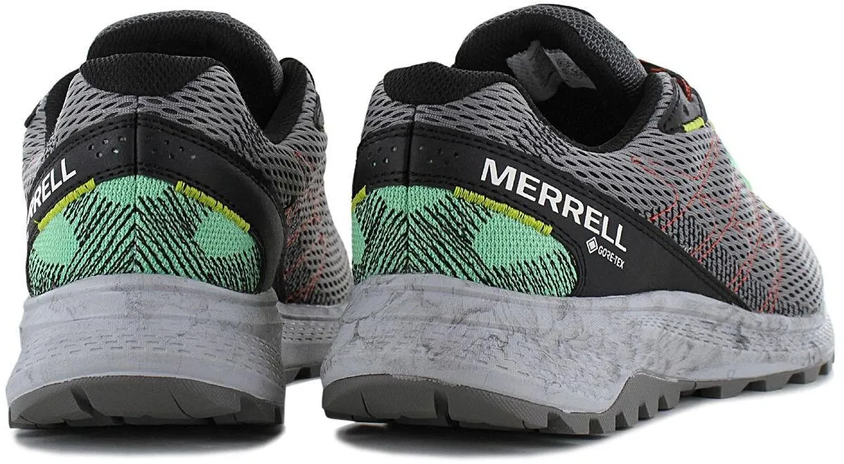 Merrell Fly Strike GORE-TEX Mens Trail Running Shoes - Grey Lug Depth Optimization