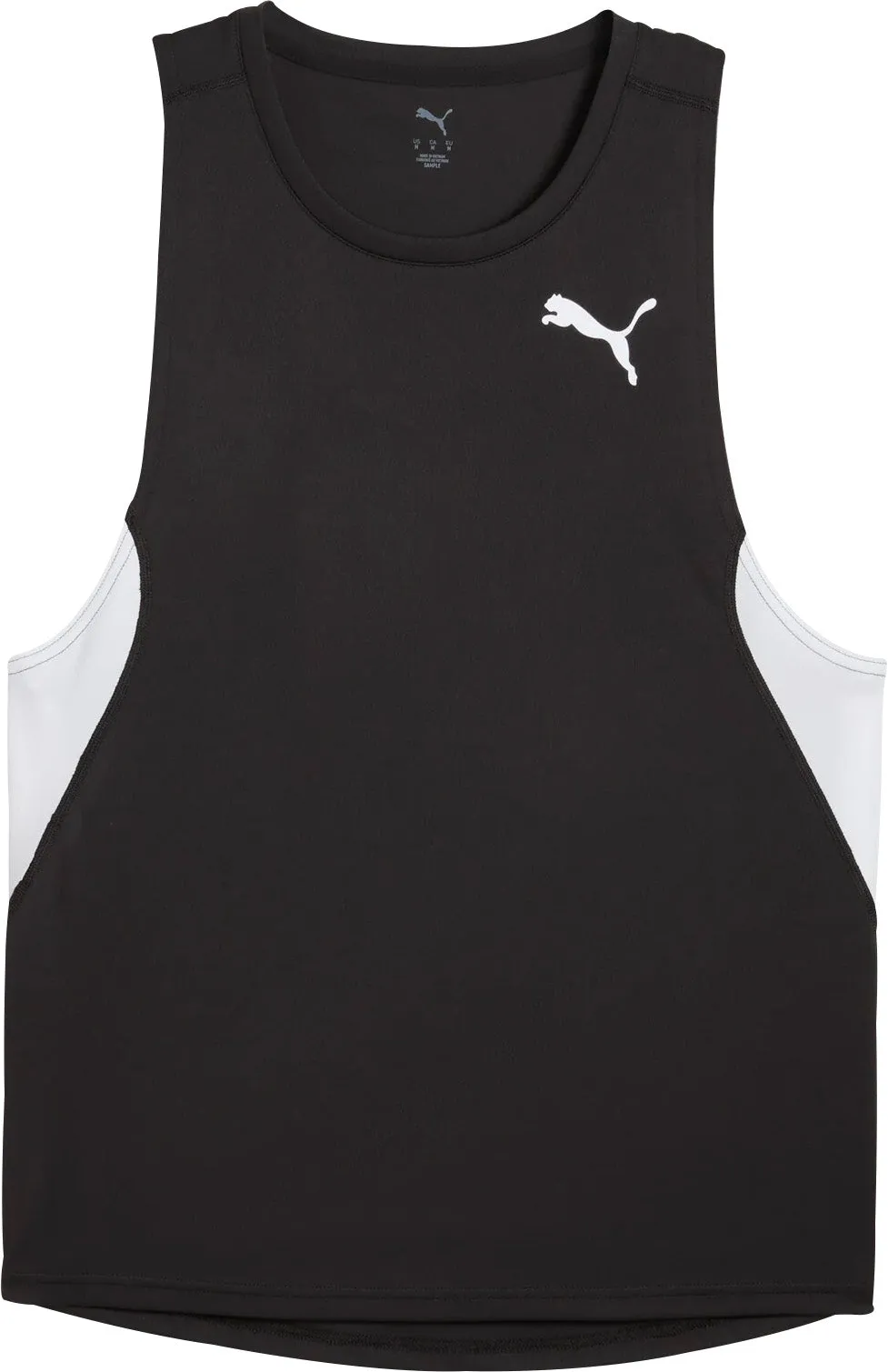 Puma Cross The Line 3 Mens Running Vest - Black non - standard size difficult to repair
