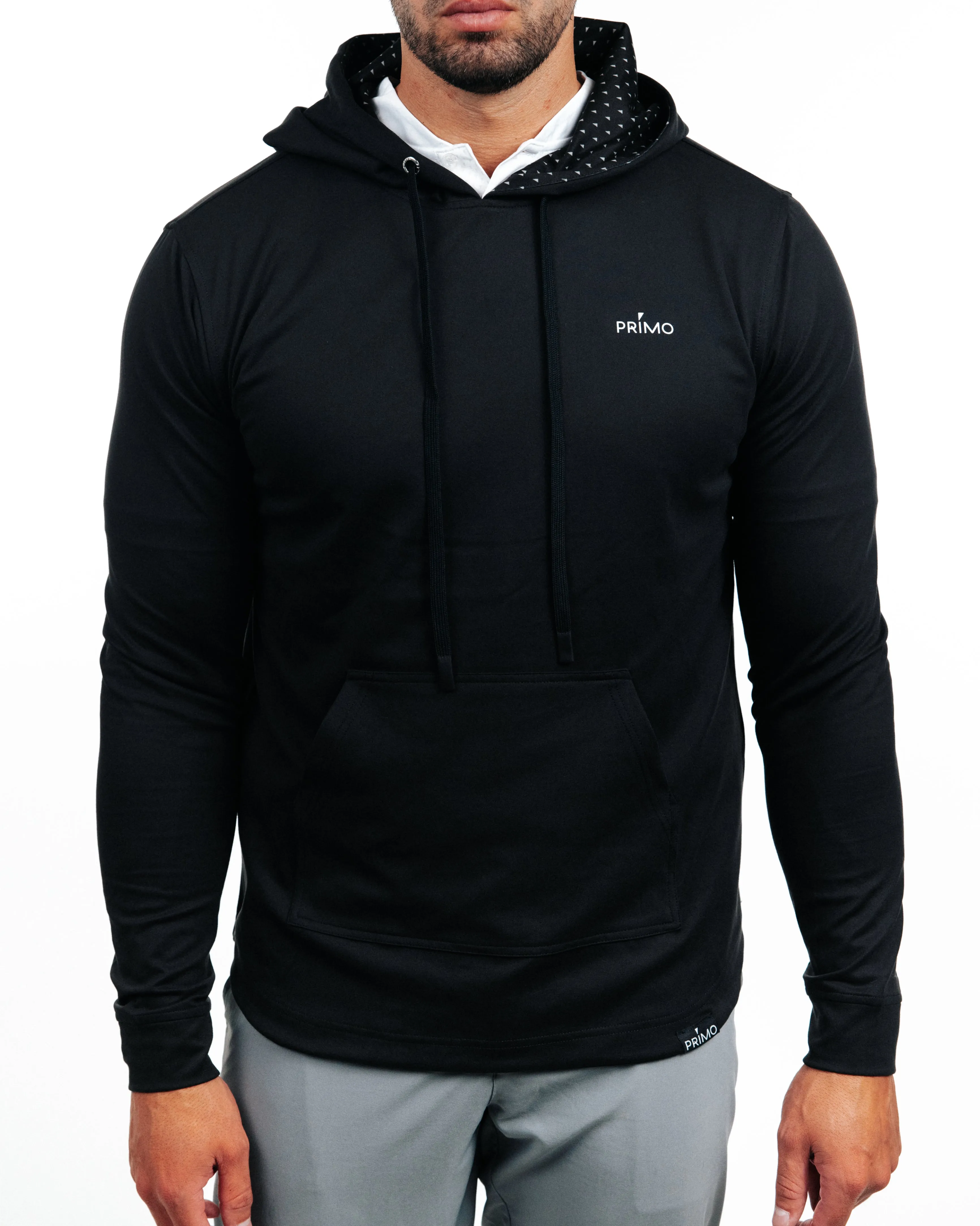 Black Golf Hoodie Casual Fashion pattern trend