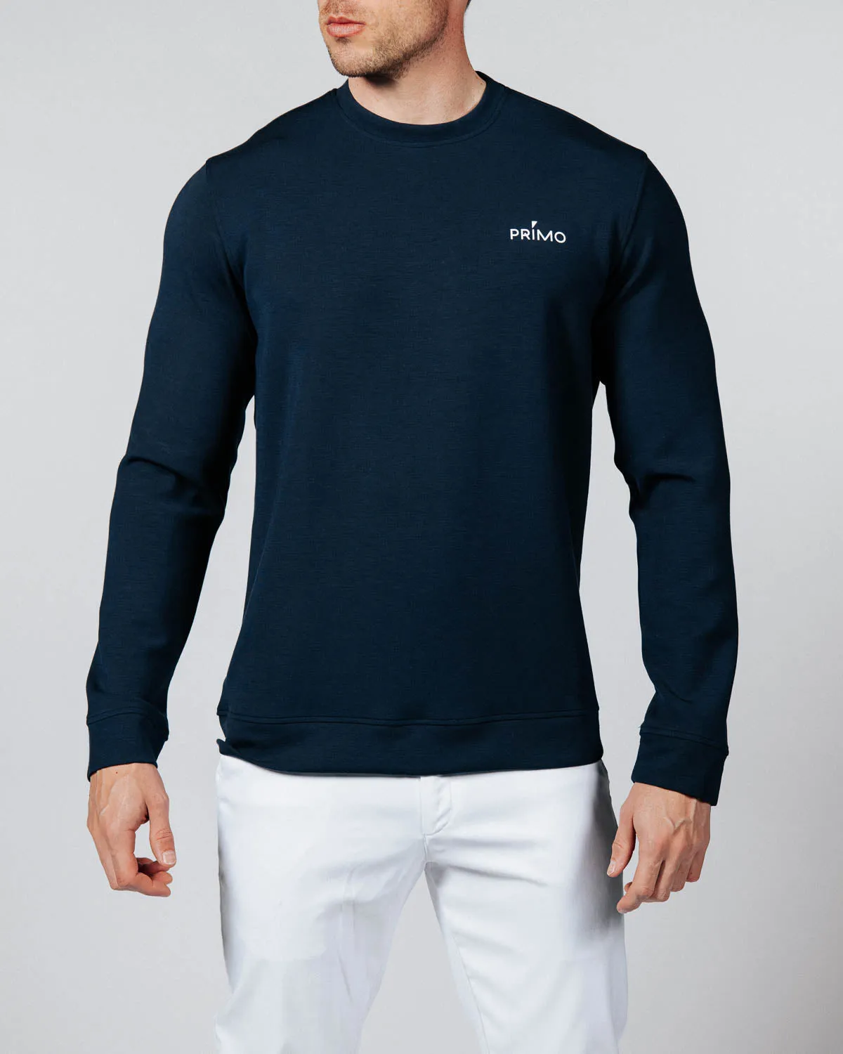 Layer Fit Home Relaxation Men's Navy Golf Crew Neck