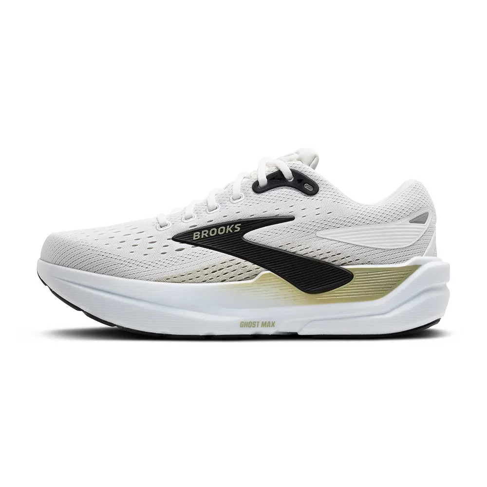 Men's Ghost Max 3 Running Shoe - Bright White/Tea/Black - Regular (D) running in countryside shoes Zero Break In