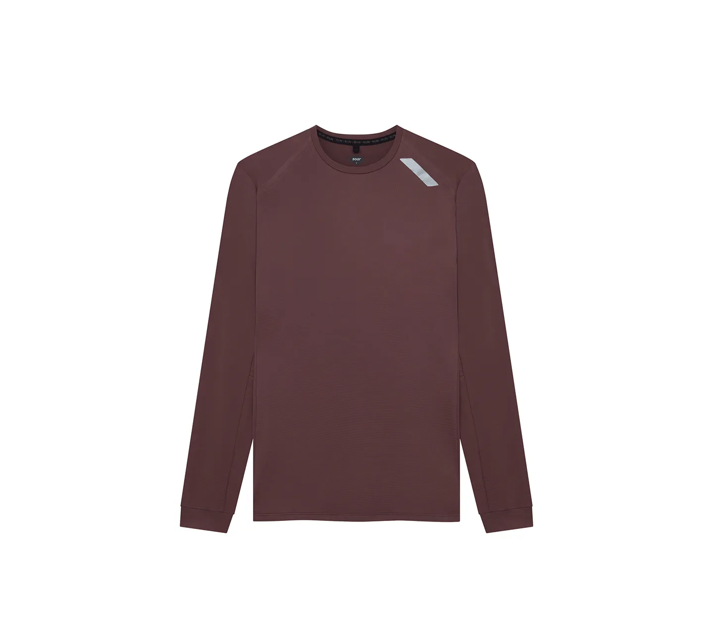 Men's Long Sleeve Tech T | Dark Taupe Fit Design