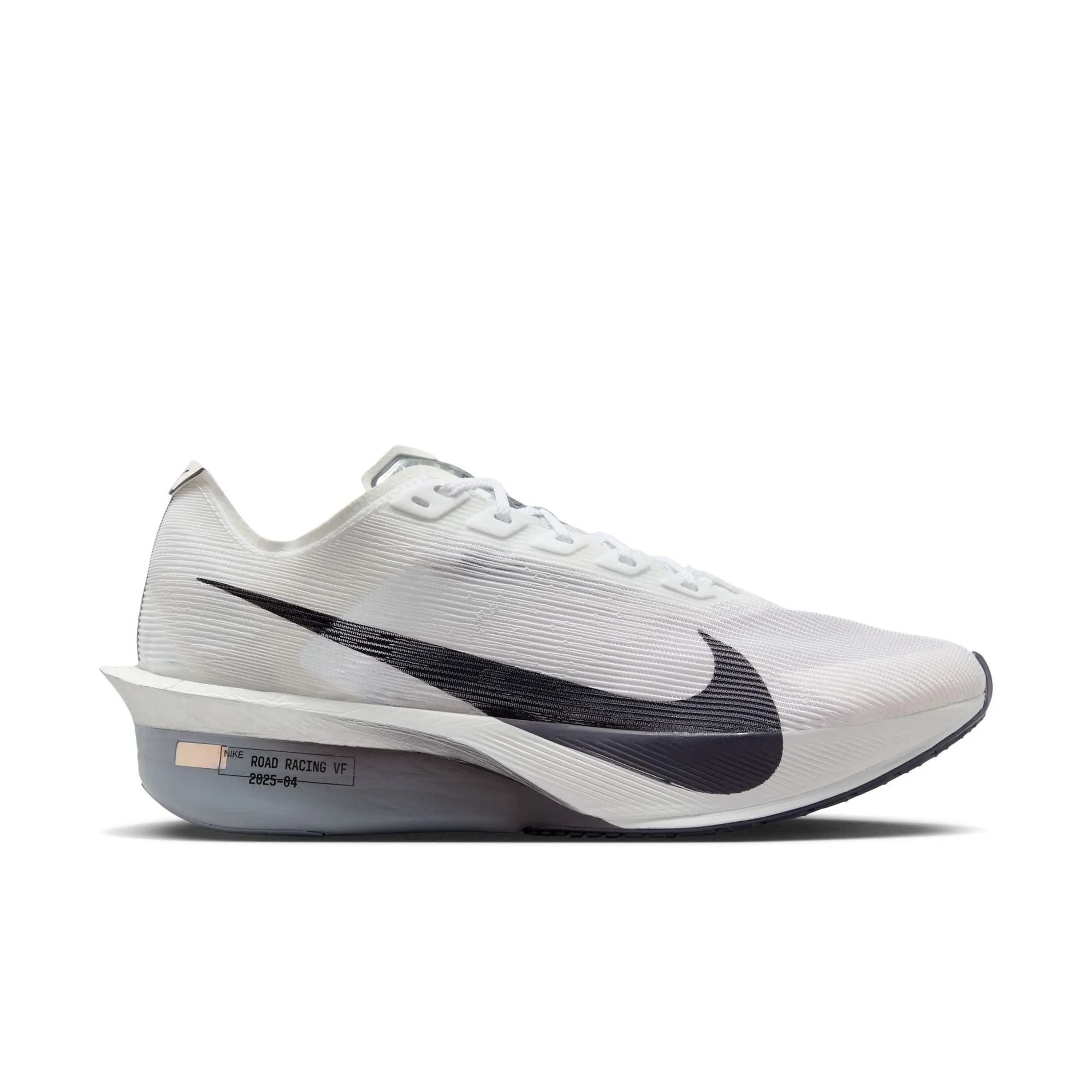 Women??s ZoomX Vaporfly Next% 4 (100 - White/Gridiron-Obsidian Mist) Dynamic Lacing System