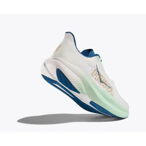 Shock   Absorbing Hoka Men's Mach 6 (Frost / Gold)