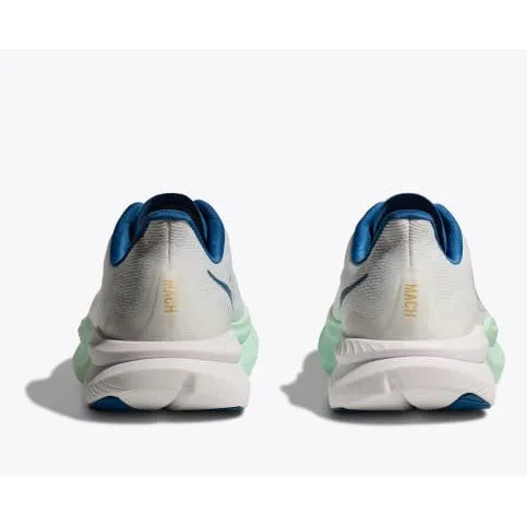 Hoka Men's Mach 6 (Frost / Gold) Lightweight Midsole