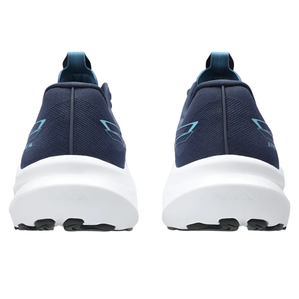 ASICS Men's GT-2000 v14 Running Shoes in Midnight/Still Water AW25 Cushioned Landing Zone