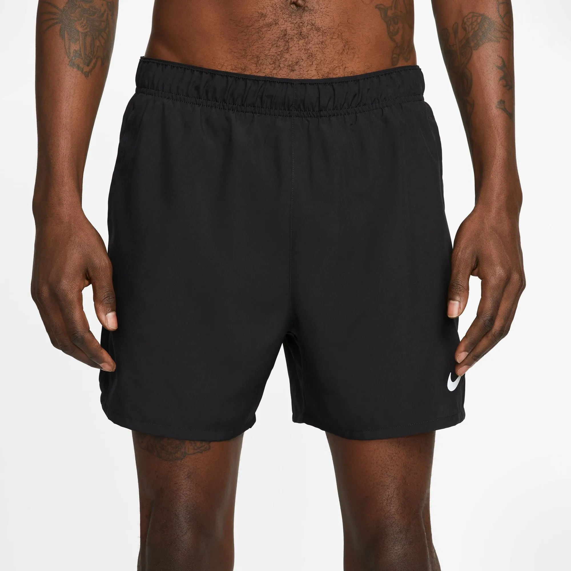 Anti - odor Nike Men's Dri-FIT Challenger 5 Inch Shorts Black / Black / Black