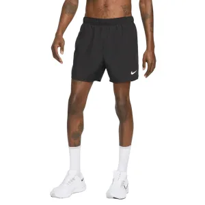 Nike Men's Dri-FIT Challenger 5 Inch Shorts Black / Black / Black LightweightFabric Fastening Closure