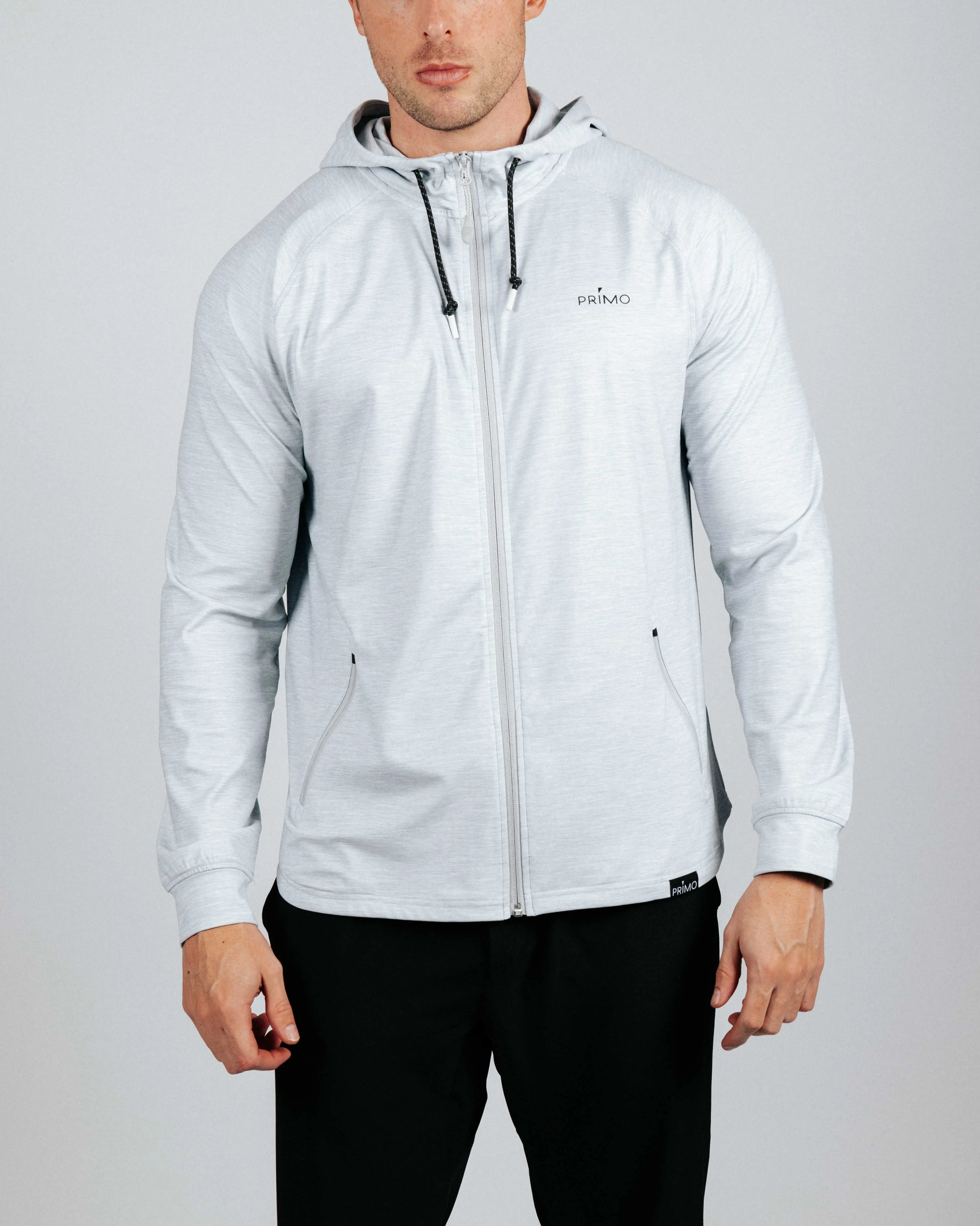 Stylish Layer Versatile Piece Men's Light Gray Active Jacket