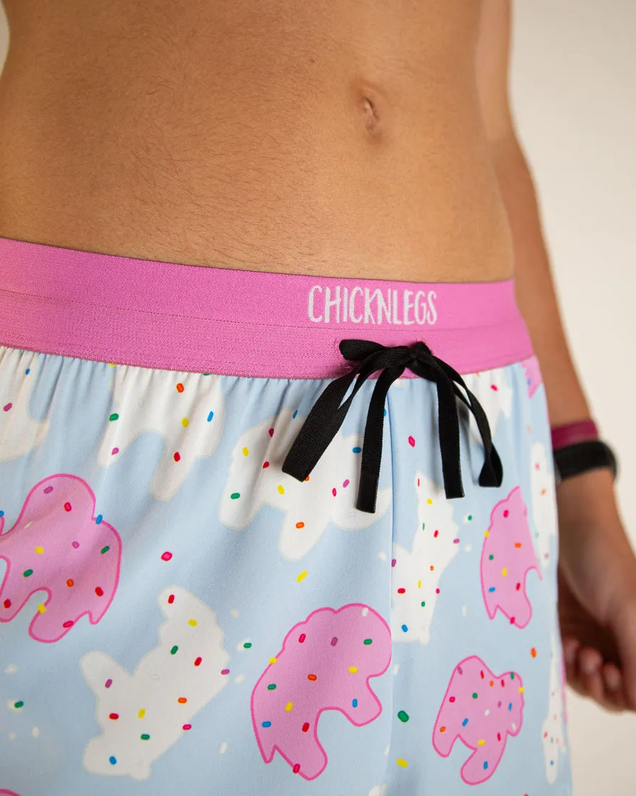 Men's Animal Cookies 2" DS Split Shorts Motion Flex Fit