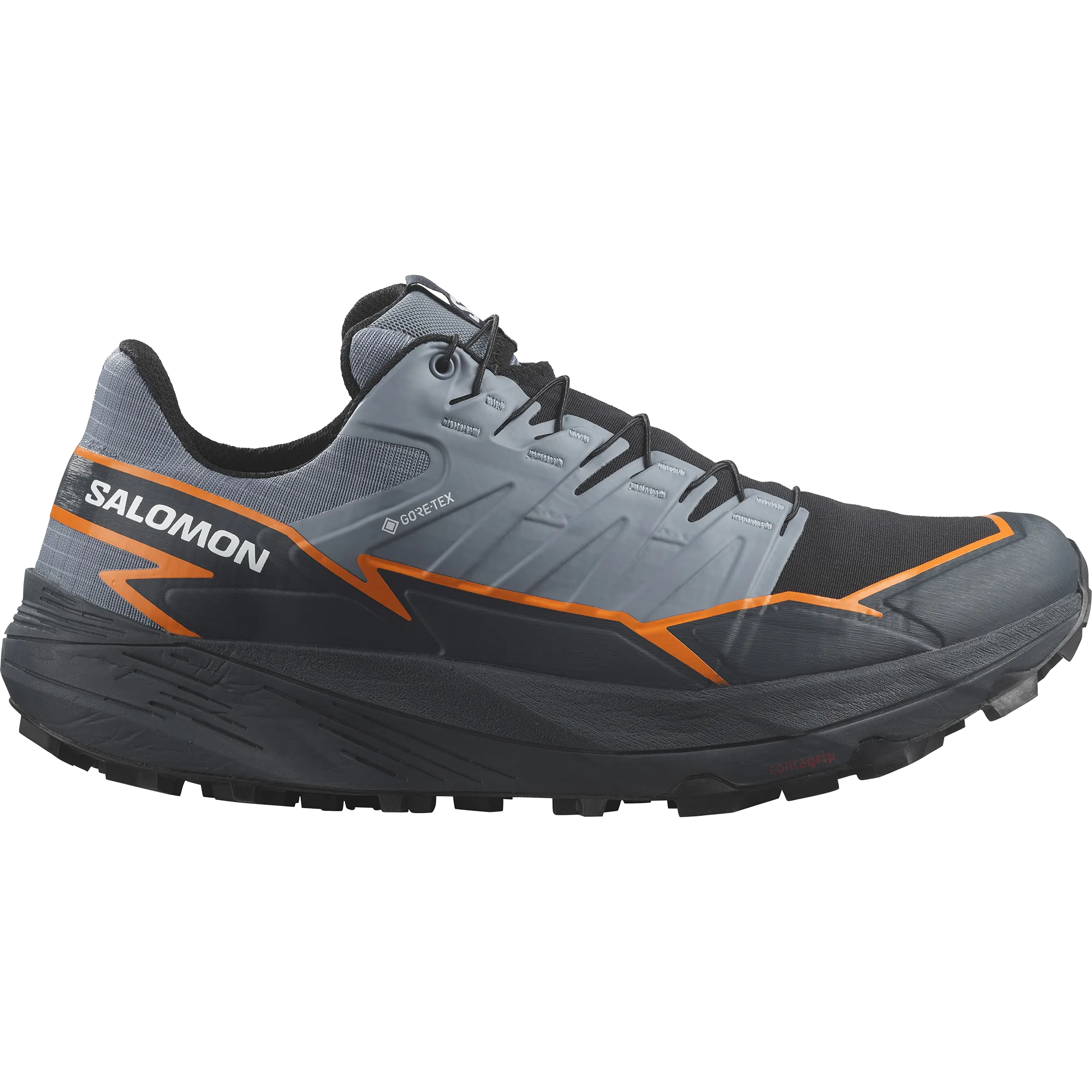 adjustable fit sneakers Men??s Thundercross GORE-TEX (Flint Stone/Carbon/Orange Pepper)