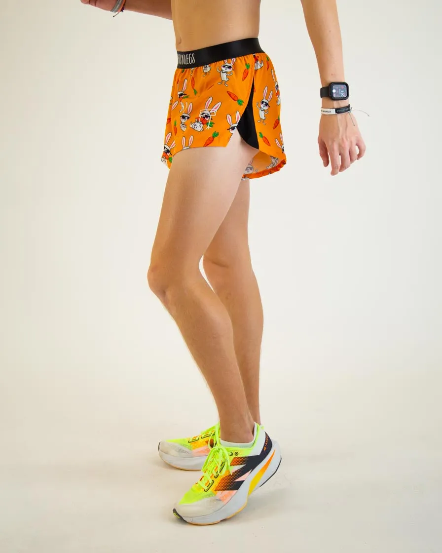 Men's Bad Bunny 2" Split Shorts Daily Comfort