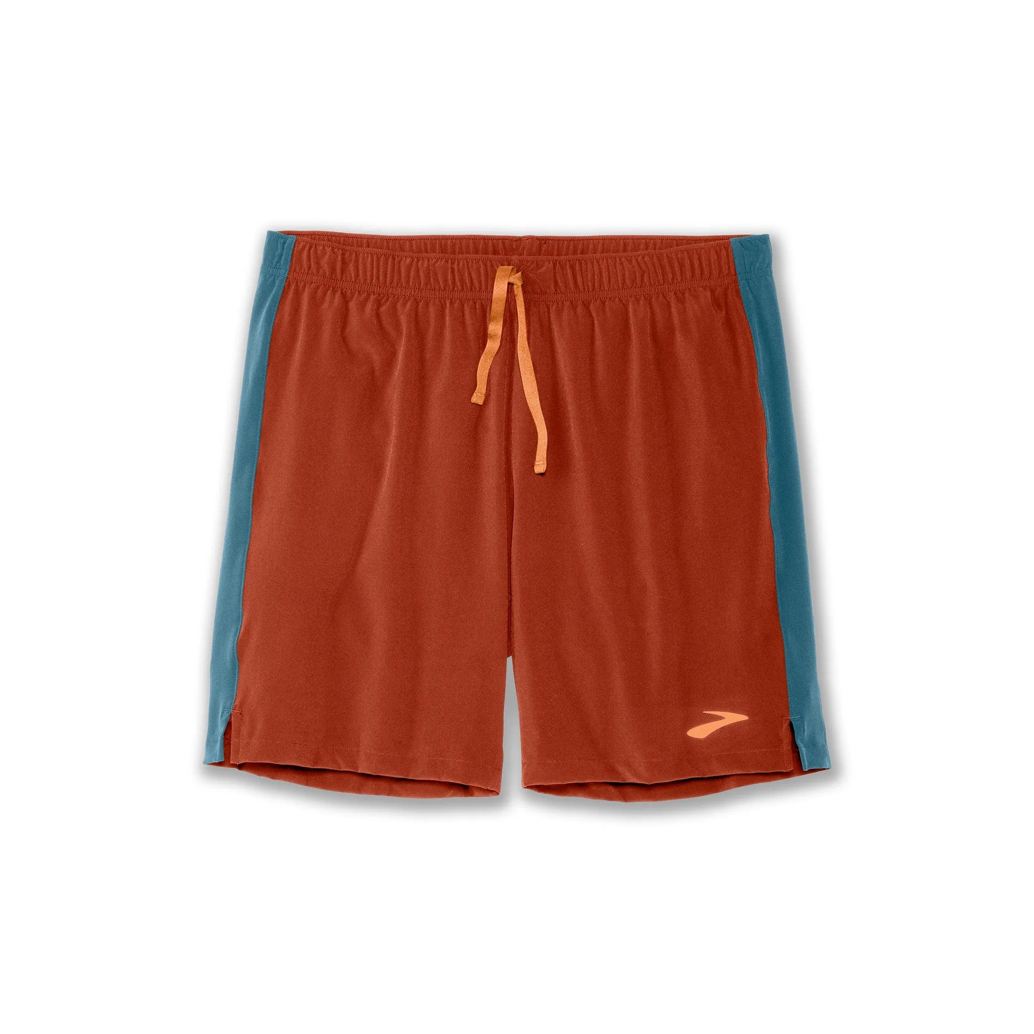 Casual Wear FoldableDesign Brooks | 7" Moment Short | Men's | Red Clay/Slate Blue