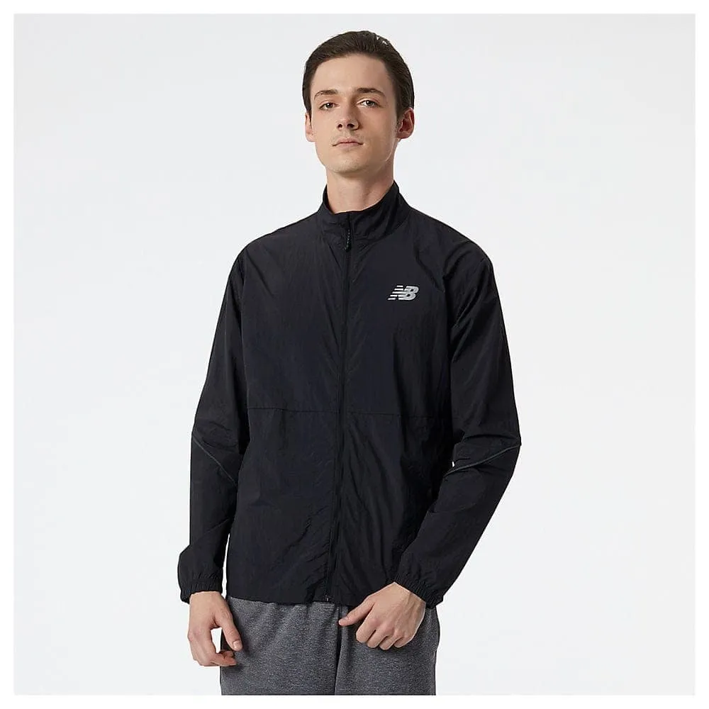 New Balance Impact Run Jacket (Men's) - Black Multi Directional Stretch