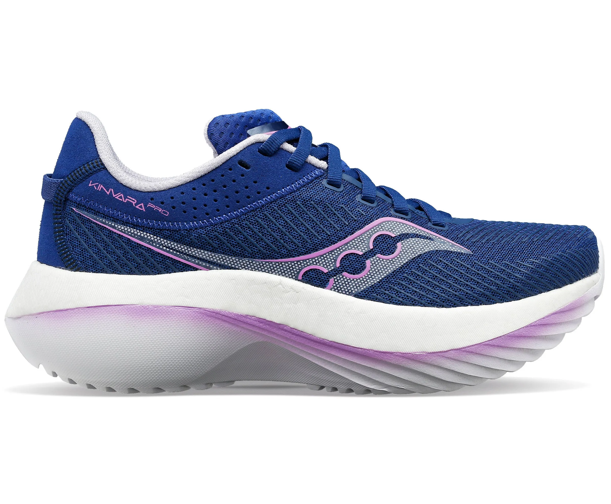 Women??s Kinvara Pro (30 - Indigo/Mauve) odor - resistant treatment shoes
