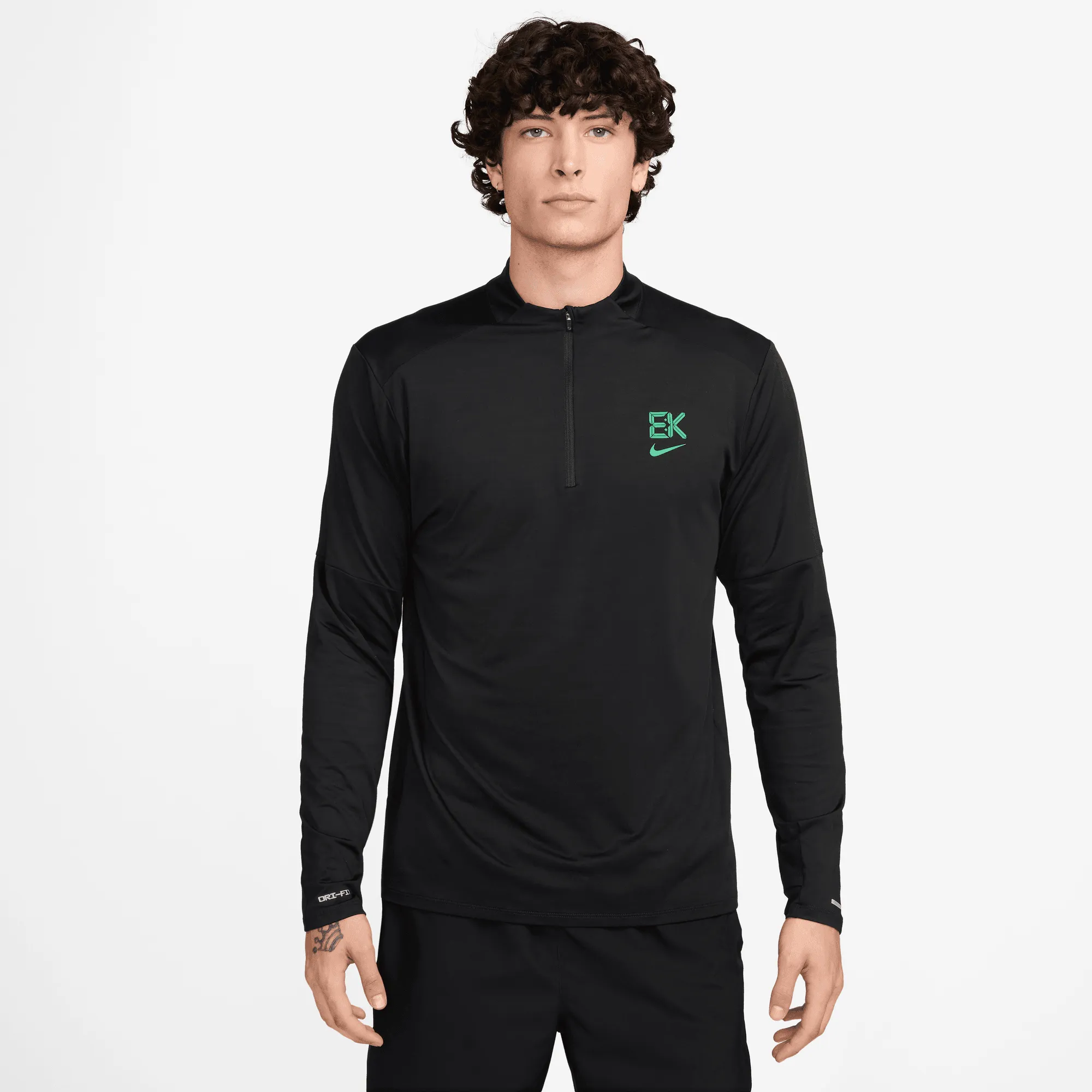 Men's Dri-FIT Eliud Kipchoge Nike Element "Kipchoge" Running Top (010 - Black/Reflective Silver) Work Ready