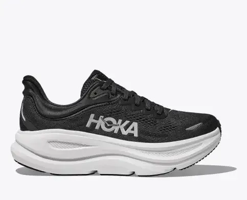 HOKA Bondi 9 (WIDE) - Womens comfortable - experience - satisfaction shoes medallion - decorated running wear