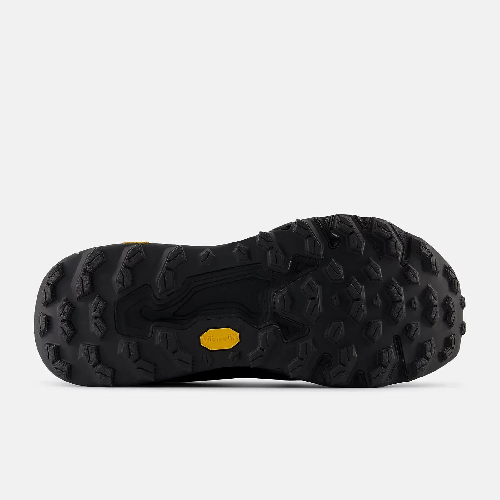 Men's Fresh Foam X Hierro v9 Trail Running Shoes Black Cement / Black Sock Like Fit Neutral Running Platform