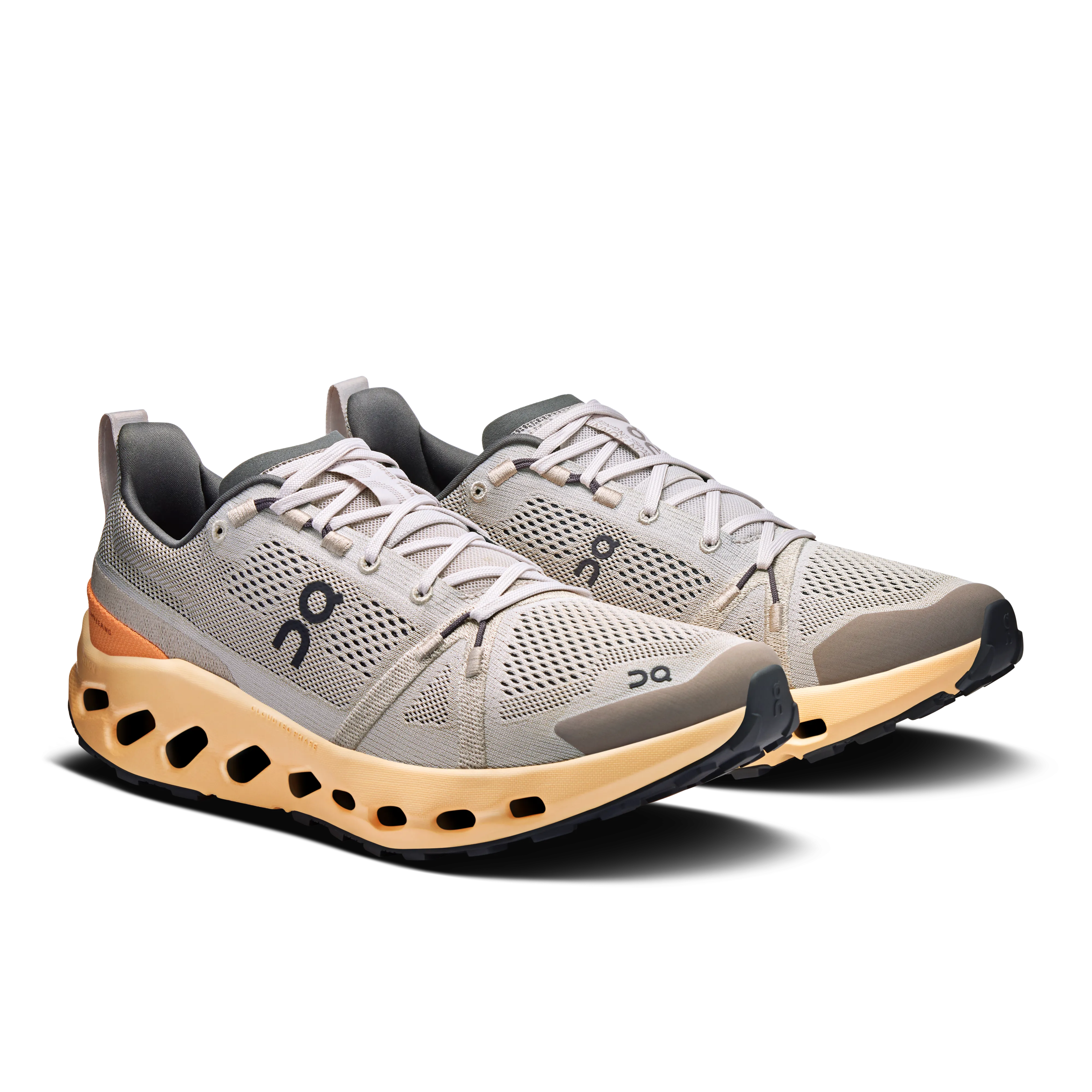 ultra distance sneakers Rock Plate Protection Men's Cloudsurfer Trail Running Shoes Silver / Blonde