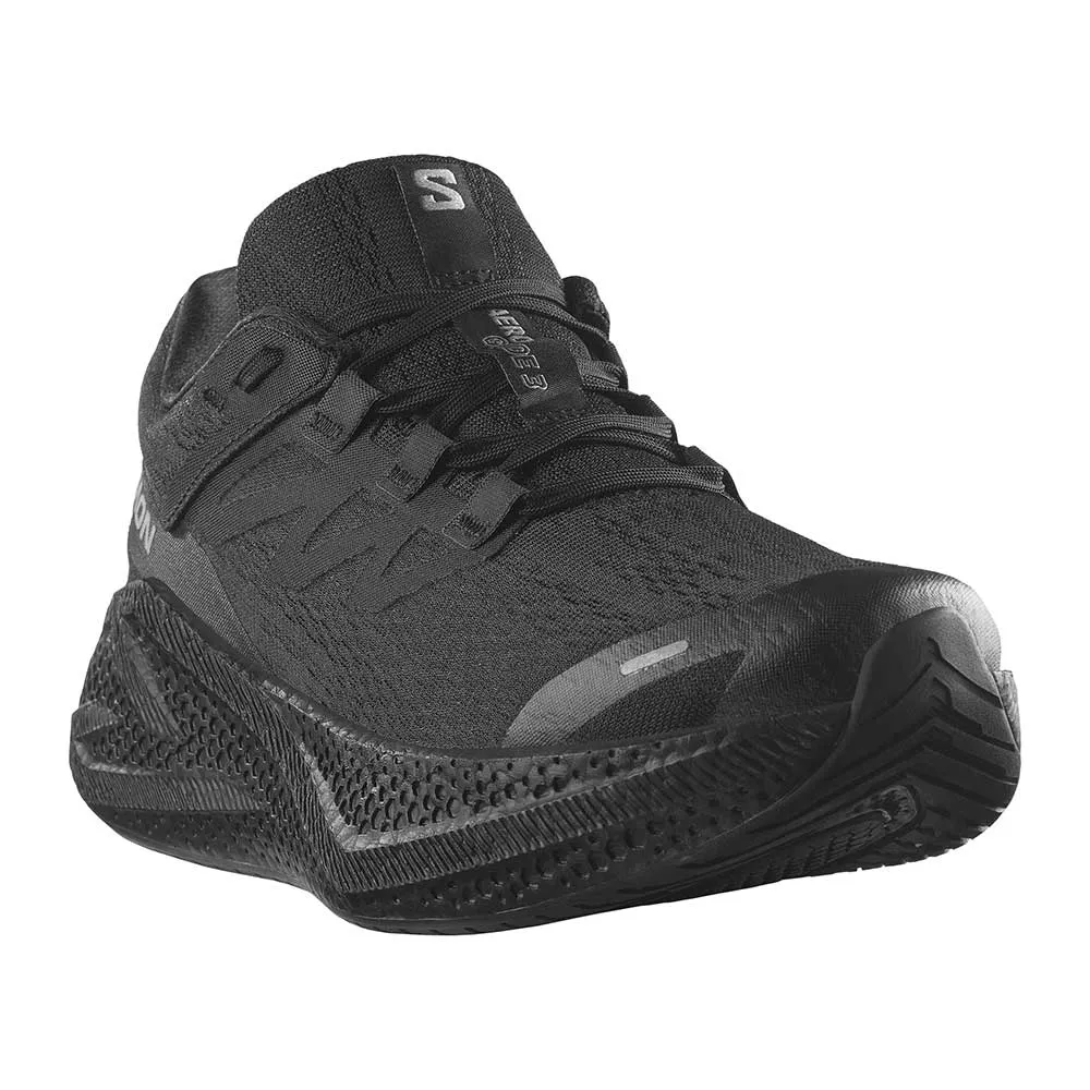 Temperature Regulating Material Men's Aero Glide 3 Running Shoe - Black/Black/Footwear Silver - Regular (D)