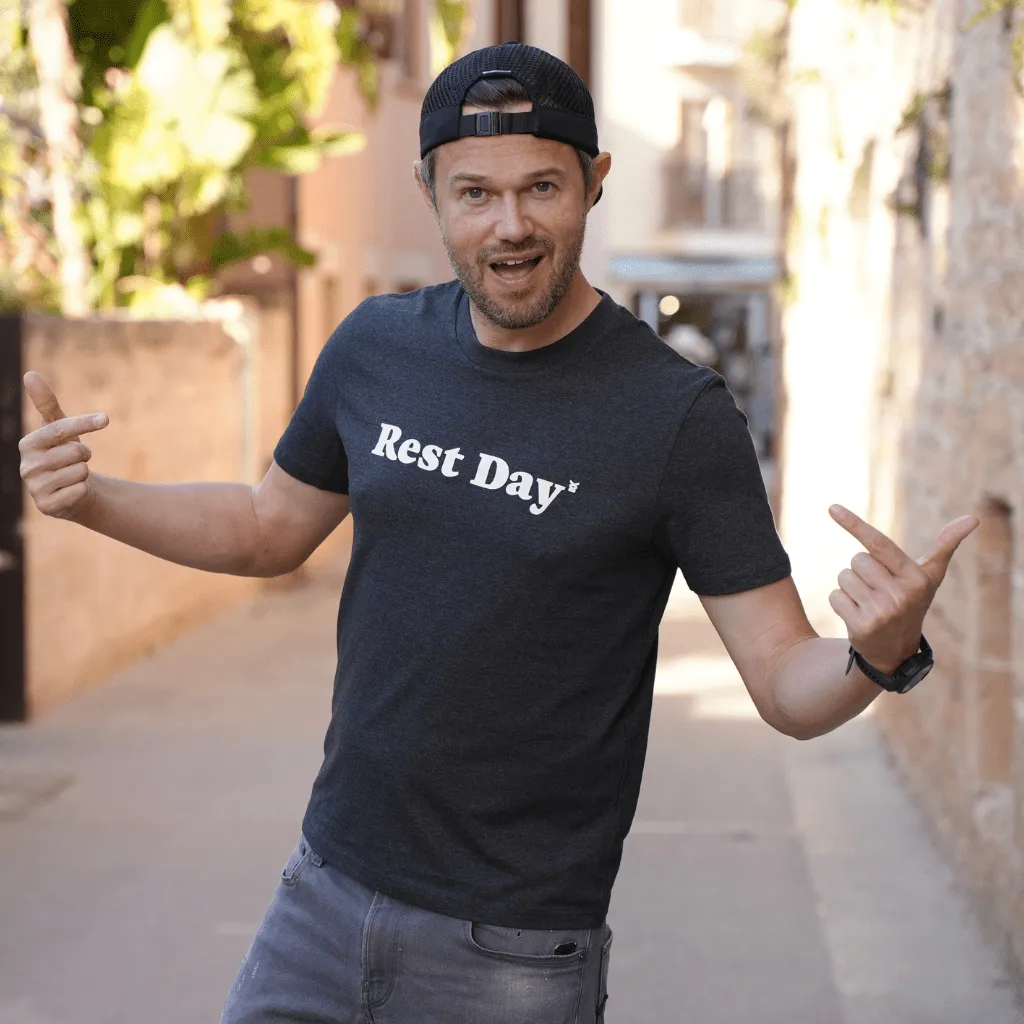 polo neck Rest Day Tee