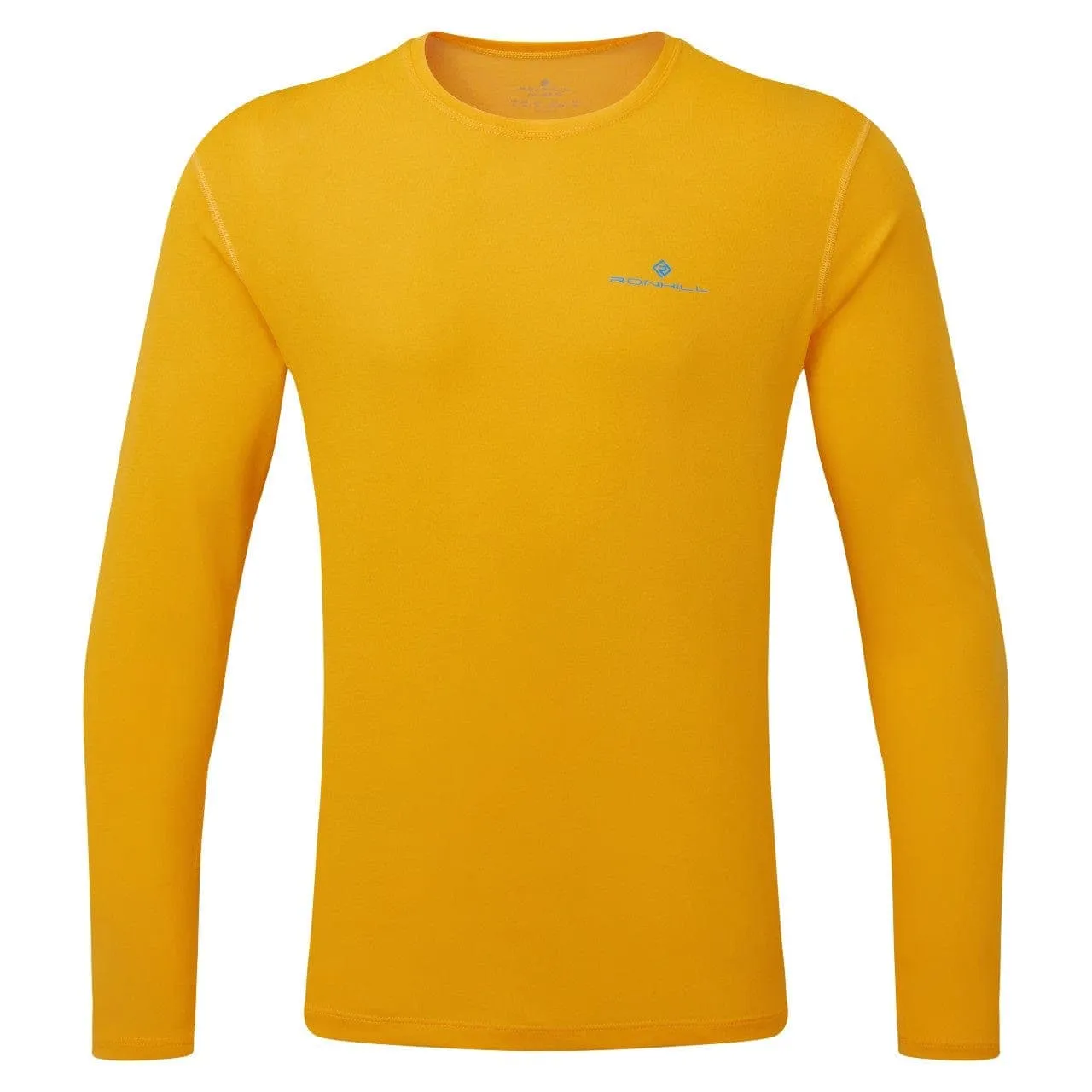 Ronhill Core L/S Tee (Mens) - Sunray/Kingfisher Soft & Smooth Urban Casual Look