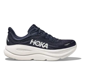 Men's Bondi 9 WIDE (VYN - Varsity Navy/White) evening running shoe period