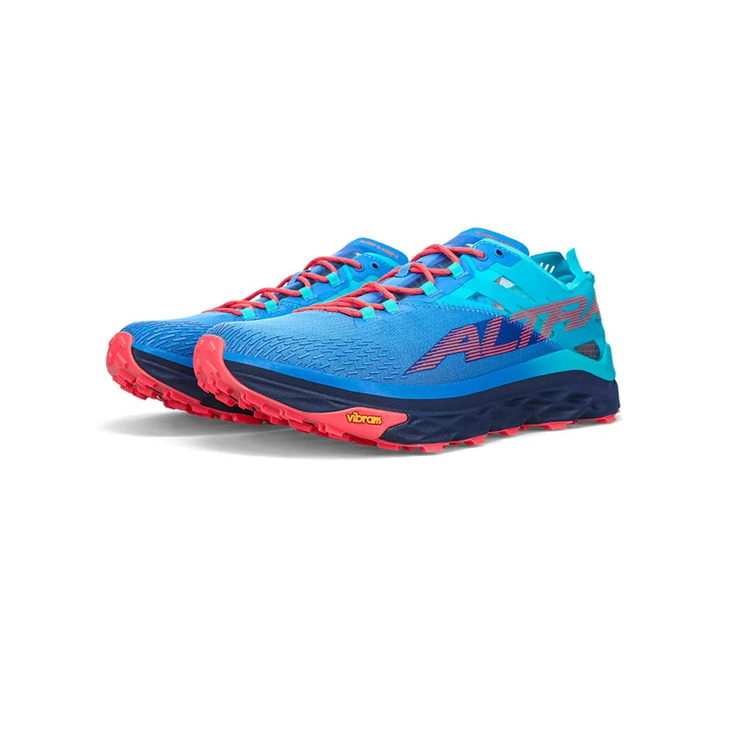 Trail Grip Shoes safety trail running shoes Altra Men's Mont Blanc (Blue/Red)
