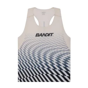 Men's Drift Mosaic Racing Singlet Black / Chalk Stretch Recovery Fabric