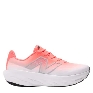 Torsional Stability Bridge New Balance Men's 1080 V14 2E Wide Fitting Running Shoes in Urgent Red/Rain Cloud/BlackAW25