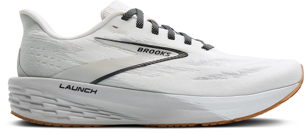 Reinforced Lace Holes leather - upper - quality shoes Men's Launch 11 (135 - White/Grey/Black)