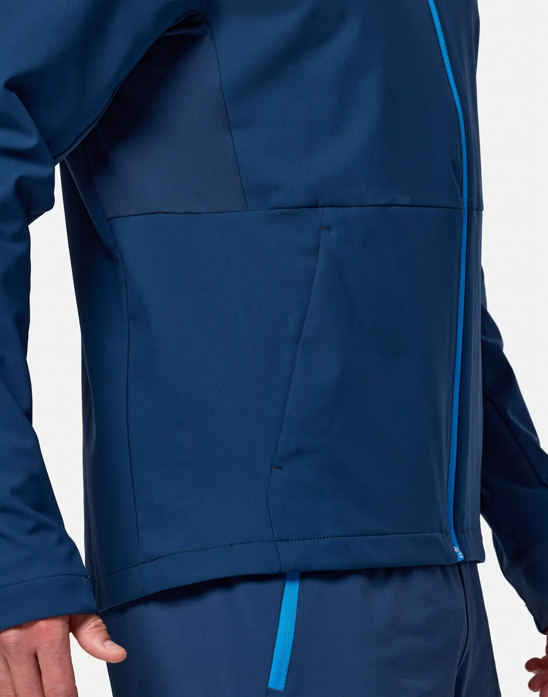 Bandana Ventilated Back Gym Coffee Game Changer Jacket (Mens) - Petrol Blue