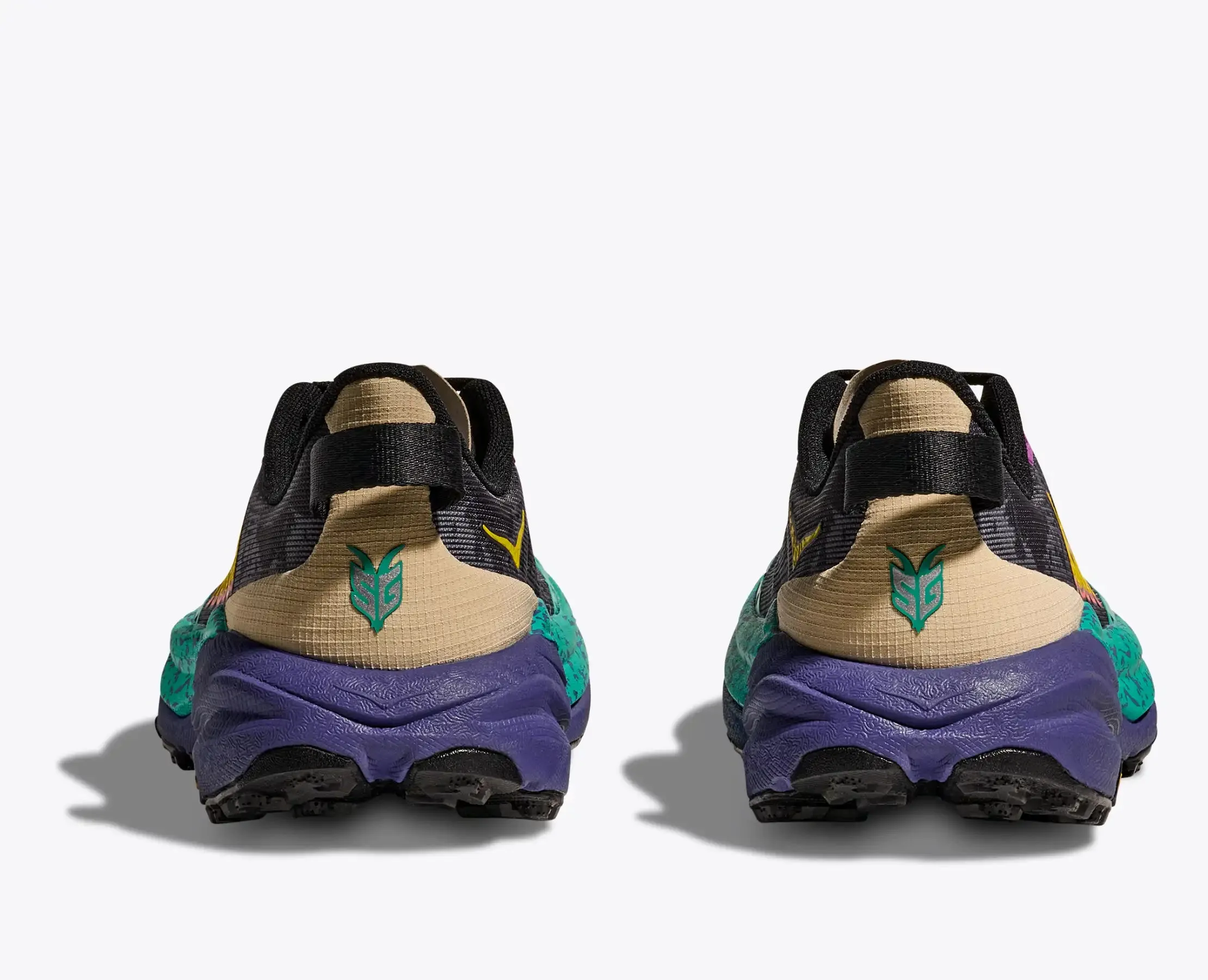 soft landing sneakers Men's Speedgoat 6 Trail Running Shoes Oatmeal / Mountain Iris