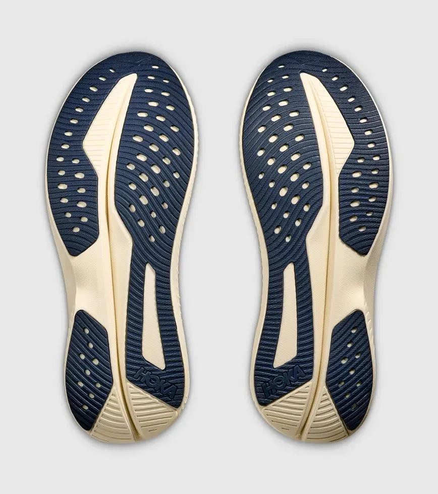 HOKA MACH 6 - Mens Friction Reduced Interior running in a wooden bridge area shoes