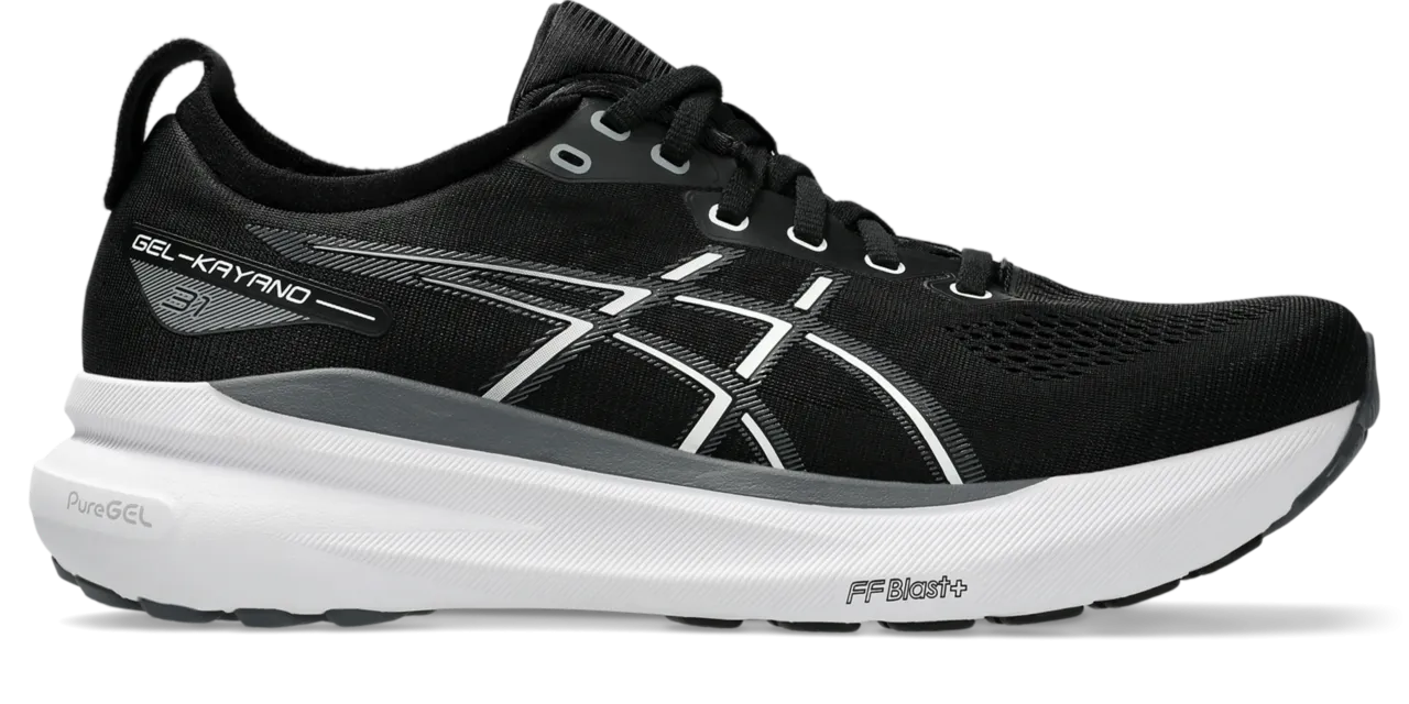fitness enthusiasts' preference Men's GEL-Kayano 31 (002 - Black/White)