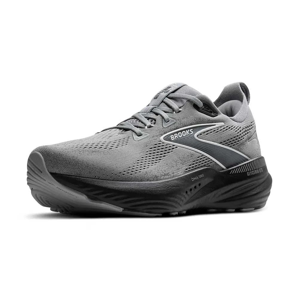 M Glycerin GTS 22 (4E) - Primer Gray/Ebony/Bluewash geometric - pattern shoes weight - loss running shoe intention
