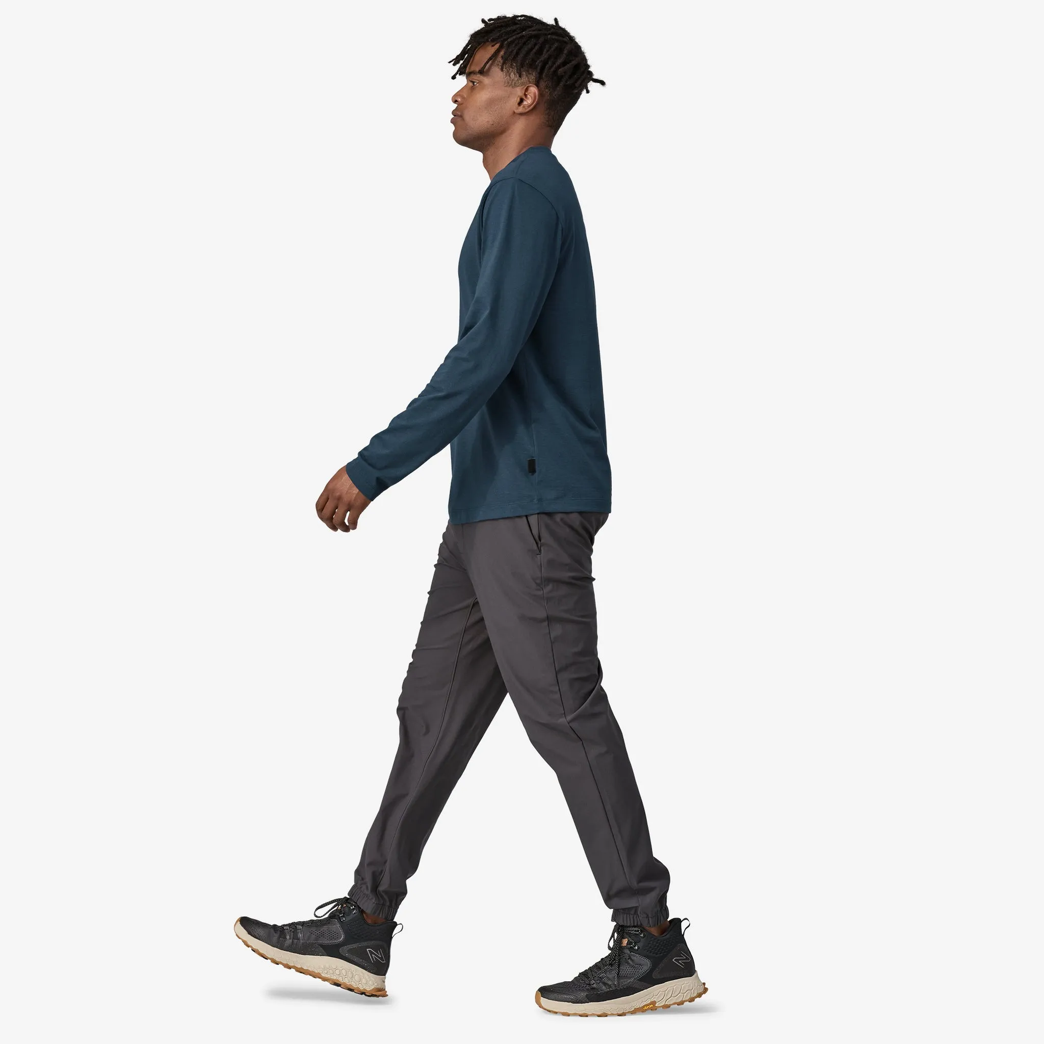 Men's Long-Sleeved Essential Tee Summer Glow Royal Charm