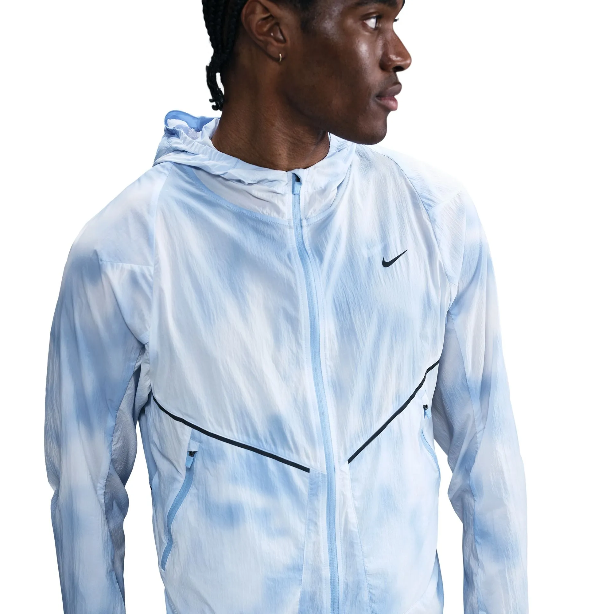 Fitted high - street buy Men's Run Division UV Running Jacket Psychic Blue