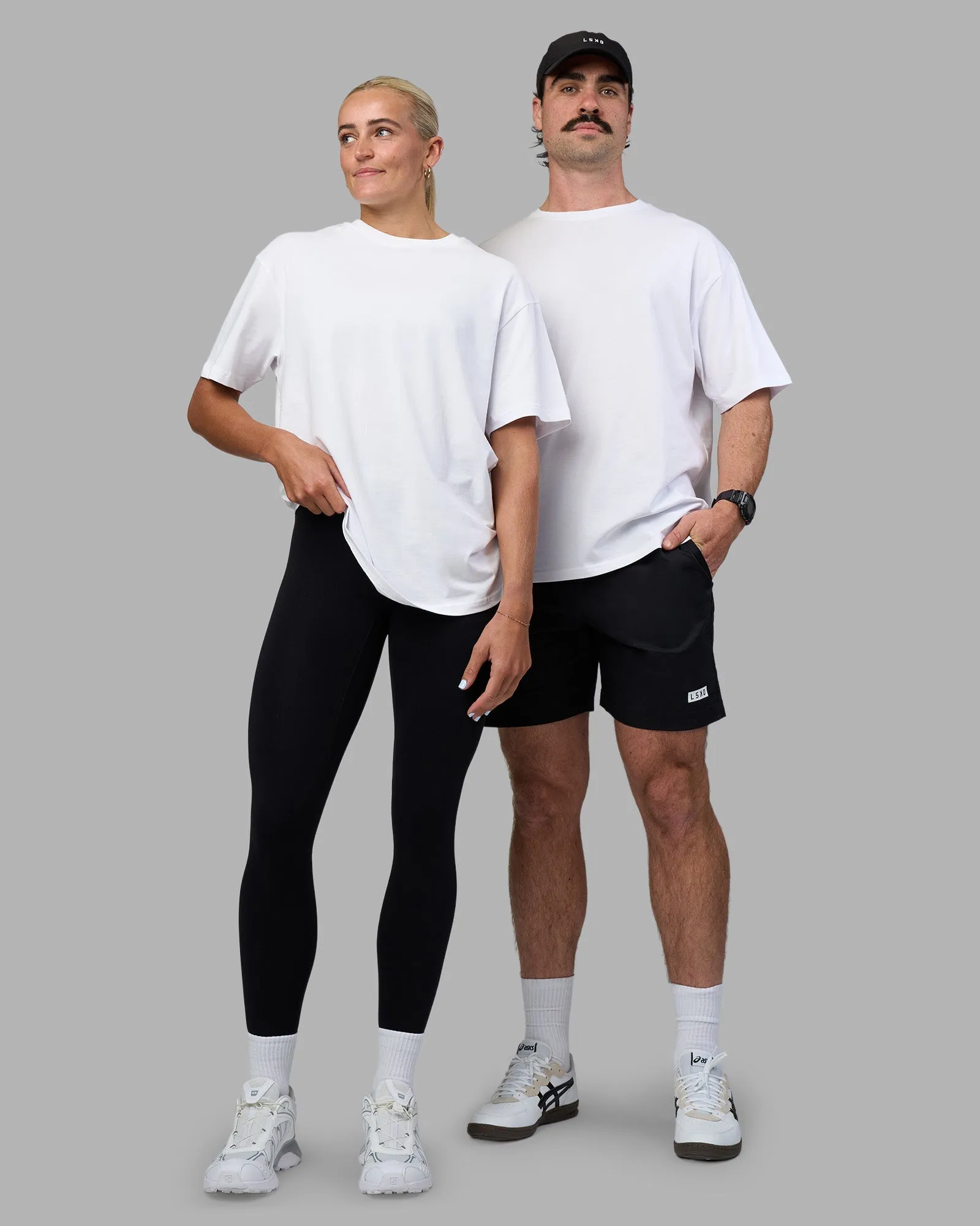 Easy FLXCotton Tee Oversize - White Weekend Style Trend