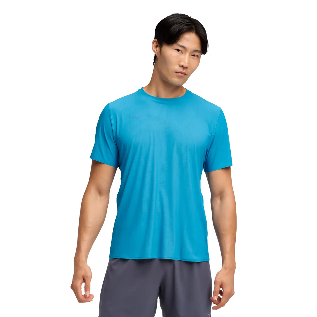 polo neck Everyday Chic HOKA Mens Airolite Run S/S Top 2.0