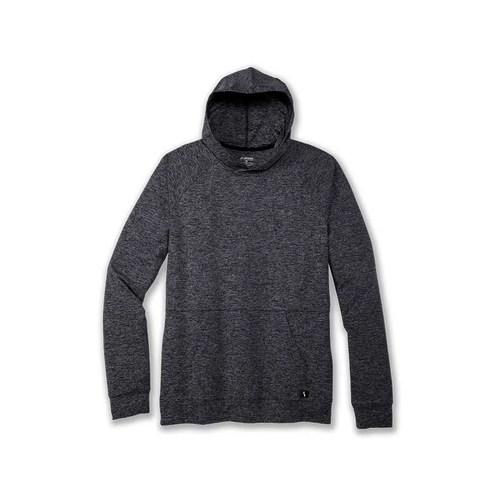 Comfy Layers comfortable for standing Men's Luxe Hoodie - Heather Black