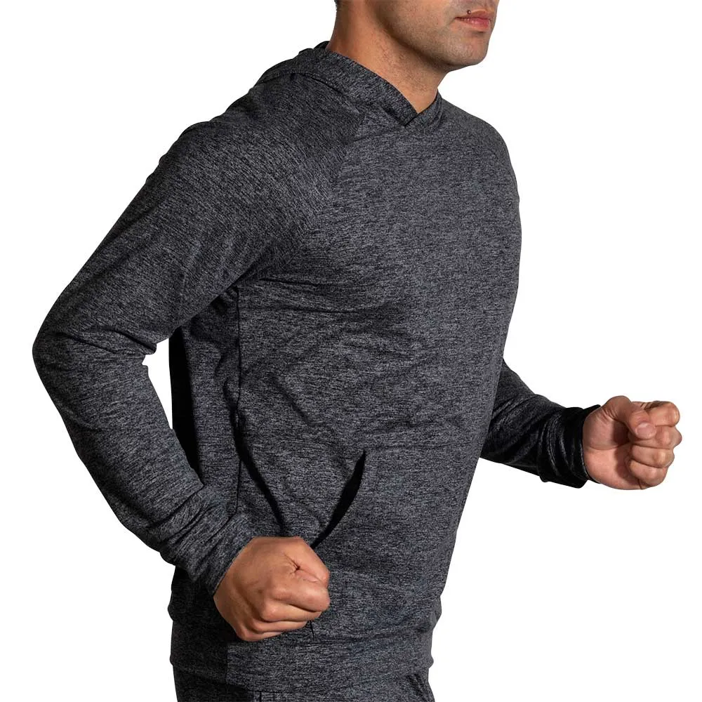 Men's Luxe Hoodie - Heather Black product mass produced efficiency product bright vibrancy