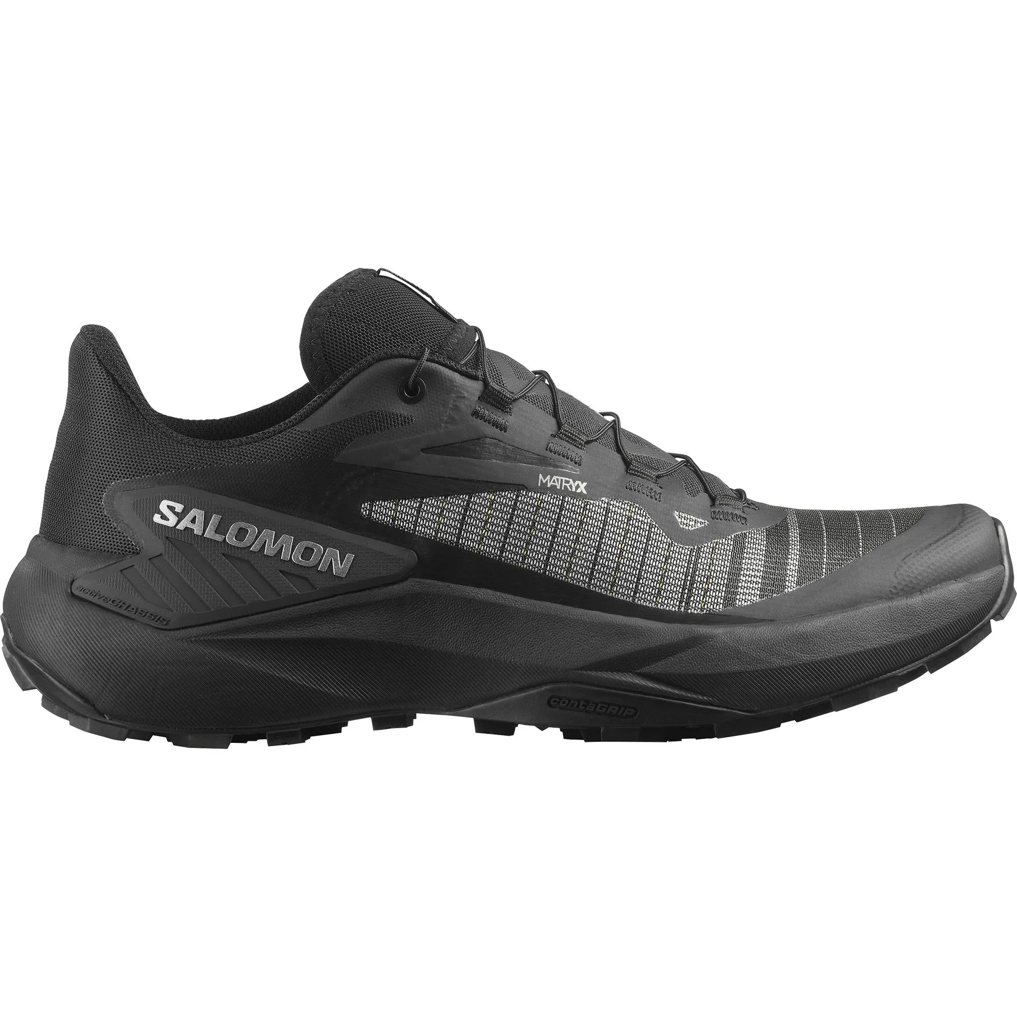 Men's Genesis (Black/Black/Ftw Silver) icy terrain sneakers men trail sneakers