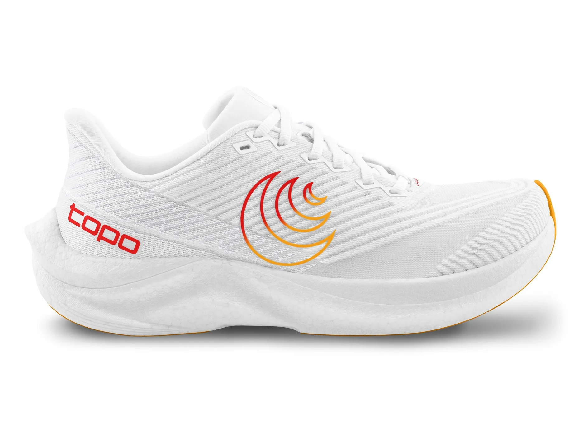 Men's Cyclone 3 (White/Sunset) streamlined shoes