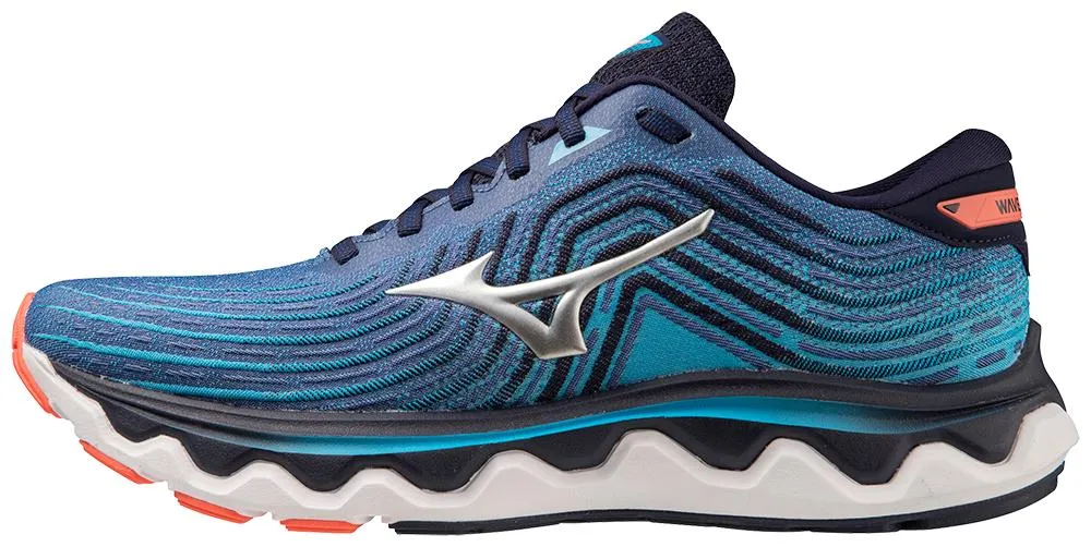Mizuno | Wave Horizon 6 | Men's | Surf The Web/Silver comfort - conscious shoes