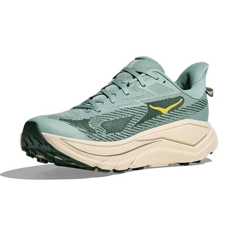 Proprioceptive Footbed Design Men's Challenger 8 Running Shoe - Jade/Truffle Salt - Regular (D)