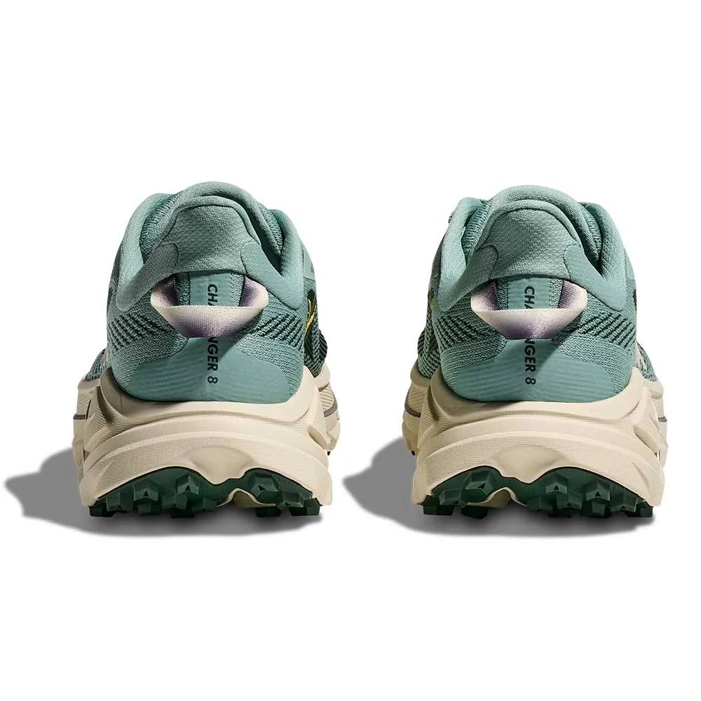 forest adventure shoes Men's Challenger 8 Running Shoe - Jade/Truffle Salt - Regular (D)