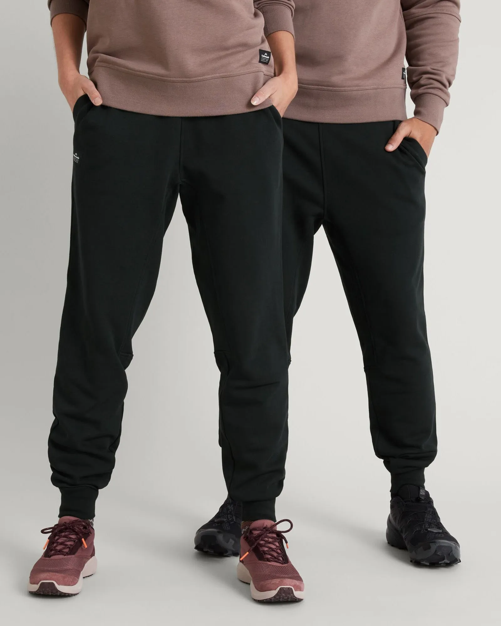 ANY-Time Sweats LT Unisex Joggers - Black slim fit Smooth Comfort