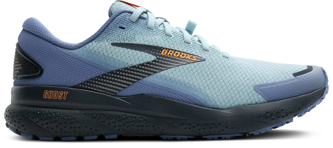 Men's Ghost 16 Weatherized (405 - Country Blue/Winter Sky/Ebony) Skechers GoRun Vibration Dampening Core